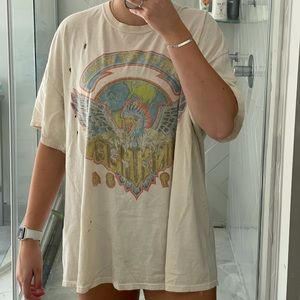 Van halen oversized tee